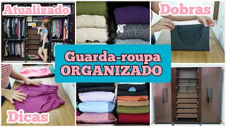 COMO ORGANIZAR UM GUARDA-ROUPA | COMO DOBRAR ROUPAS | COMO ORGANIZAR GAVETAS | DICAS SIMPLES |PART.2