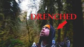 DOWNPOUR IN A FLOODED RAINFOREST | Backpacking With Friends In The Olympic Forest