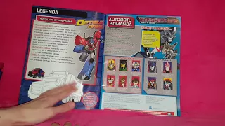 Transformers Magazine With Optimus Prime With Knight Sword