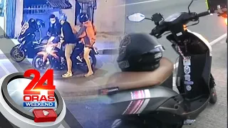 Kaliwa't kanang pagtangay ng motorsiklo, sinisilip kung iisang grupo lang nasa likod | 24 Oras