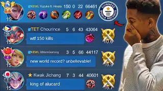 WTF 100 KILLS😱 ||| YUZUKE BREAK THE WORLD RECORD - MLBB