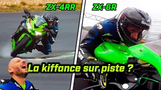Kawasaki ZX-4RR et ZX-6R : la kiffance sur piste ?