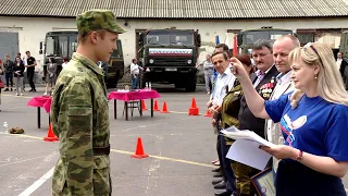 В преддверии Дня города в Тамбове прошла военно-спортивная эстафета среди курсантов ДОСААФ