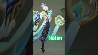 Upcoming Natan, Carmela cecilion and parsha new skins details from mobile legends