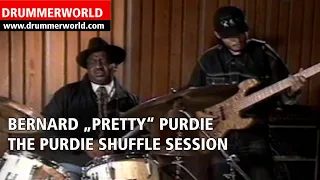 Bernard "Pretty" Purdie: The Purdie Shuffle Session - #bernardpurdie #drummerworld #purdieshuffle