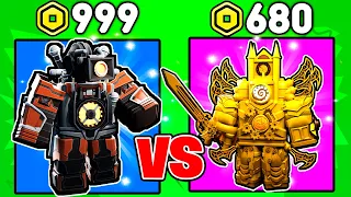 SONAR TITAN vs Upgraded TITAN CLOCKMAN - WHICH IS MOST OP?!