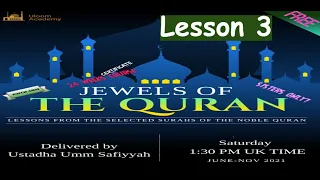 JEWELS OF THE QURAN - LESSON 3