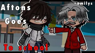 Aftons Goes To School + The Emilys || Gacha FNAF ⫯ Afton FAMILY || (remake)