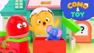 Como | Roulette Train Station | Learn colors and words | Cartoon video for kids | Como Kids TV