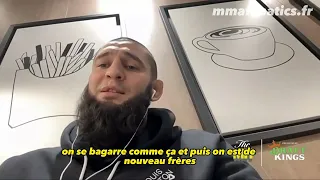 Khamzat Chimaev parle de sa relation avec Khabib Nurmagomedov