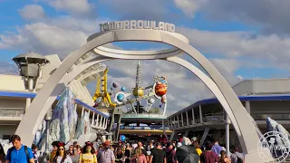 Magic Kingdom Tomorrowland Walkthrough in 4K | Walt Disney World 2022 Orlando Florida