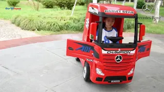 Mercedes Benz Actros Ride On truck for Kids Red AED 1599.00