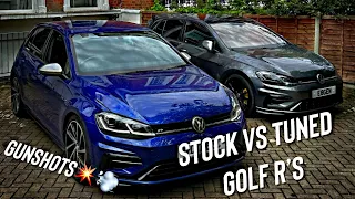 VW GOLF R MK7.5 - STOCK VS TUNED💥💨 @3PetrolHeads