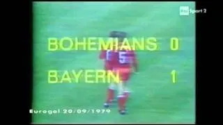 1979 (September 19) Bohemians Prague (Czechoslovakia) 0-Bayern Munich (W.Germany) 2 (UEFA Cup).wmv