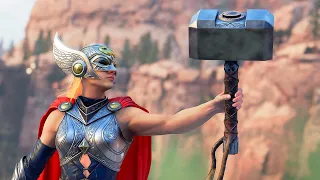 Jane Foster Shows All Her Costumes In Marvel Avengers DLC The Mighty Thor