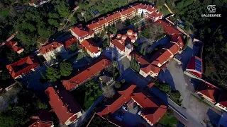 Ορμύλια Χαλκιδικής - Ιερό Κοινόβιο Ευαγγελισμού της Θεοτόκου - video drone 4k
