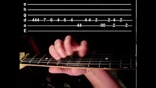 Depeche Mode Personal Jesus Guitar Video Lesson with tabs