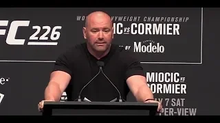 Dana White Says Max Holloway Could Have Concussion or Weight Cutting Issues  (UFC 226)
