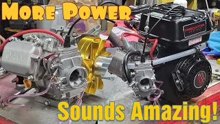 Built Gokart Engine - Big Power!