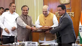 Watch: Assam, Meghalaya sign pact to resolve 50-year-old border dispute