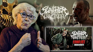 SLAUGHTER TO PREVAIL - CONFLICT | РЕАКЦИЯ БАБУШКИ ХЕЙТЕР | REACTION GRANDMA HATER