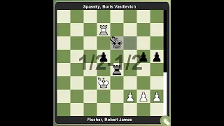 🌏1972 GAME 14 - Bobby Fischer vs Boris Spassky - World Chess Championship