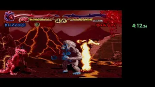 Primal Rage Speedrun  Playstation  (Emulated WR) 7m27s