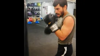 Akin Akinozu Boxing at GYM