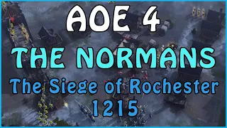 Age of Empires 4 - The Normans - 1215, The Siege of Rochester (Hard)