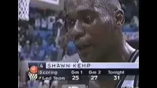 Shawn Kemp - Pacers at Cavaliers - 1998 ECFR G3