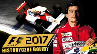 F1 2017 - TESTUJE HISTORYCZNE BOLIDY NA KIEROWNICY