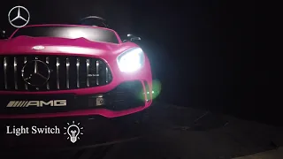 Uenjoy Electric Kids Ride On Car Mercedes Benz AMG GTR Motorized Vehicles