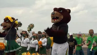 The National Champion Baylor Bears return home