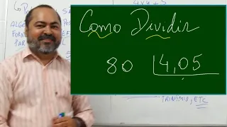 COMO DIVIDIR 80 POR 4,05 | Duvida de aluno