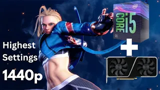 Street Fighter 6 1440p Highest Setting: intel 9400F + Nvidia RTX 3060 Ti