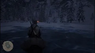 Red Dead Redemption 2 Второй способ добычи западного лося (самки) на локации Cairn Lake. Способ респ