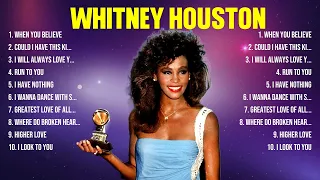 Whitney Houston Top Hits Popular Songs   Top 10 Song Collection