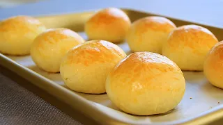 No yeast dough in 5 minutes⏰！ Super easy and fluffy cream cheese bun recipe