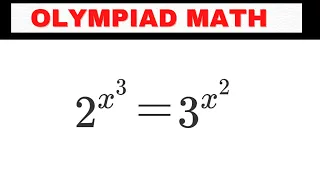 A nice Olympiad Exponential problem|Olympiad Question| How to solve