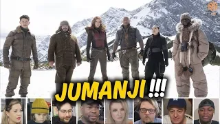 JUMANJI THE NEXT LEVEL Final Trailer REACTIONS MASHUP