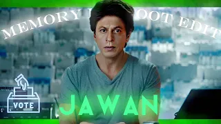 Jawan X Memory reboot ♾️🔥| SRK best line👑💯|