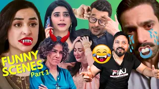 Funniest Scenes Of Pakistani Dramas- Tere Bin Ep 33- Farq- Mujhe Pyar Hua Tha- Part 1- Sabih Sumair