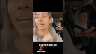 Mother And Son Rap A Young Dolph Song Together 🔥♥️🎤 #shorts