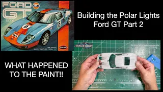 Building the Polar Lights 2006 Ford GT 1/25 scale model car Part 2