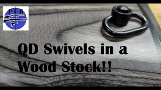 QD Sling Swivel Mount for Wood Stocks