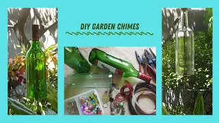 DIY | Wine Bottle Wind Chimes | How to Cut Wine Bottle to Make a Wind Chimes | Bottle Craft