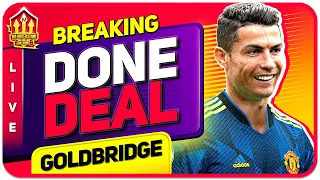 RONALDO SIGNS For MANCHESTER UNITED! Goldbridge Reacts