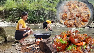 girl cooking - how to make delicious pig's feet #20 | Cooking VN