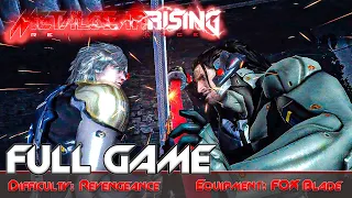 Metal Gear Rising: Revengeance FULL GAME Walkthrough (Difficulty: Revengeance/Equipment: FOX Blade)