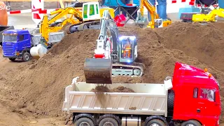 AMAZING RC CONSTRUCTION MACHINES / RC DIGGER LIEBHERR / RC VOLVO DOUBLE E HOBBY / HEAVY RC TRUCK